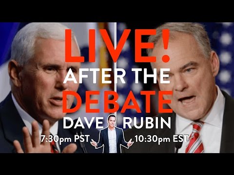 Live with Dave After the Vice-Presidential Debate | DIRECT MESSAGE | Rubin Report