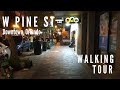 West Pine St Walking Tour Downtown Orlando FL Virtual Walking Tour Night Walk