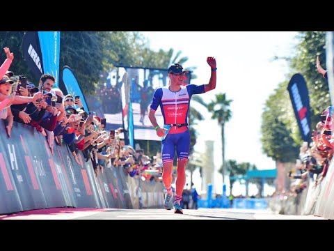 Gustav Iden run biomechanics at Ironman Florida 2021