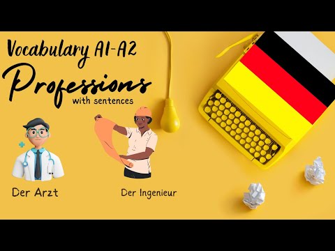 Learn German | German for all | German Vocabulary | Professions in German | Berufe