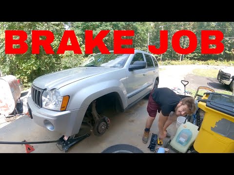 2007 Jeep Grand Cherokee Front Brake Replacement