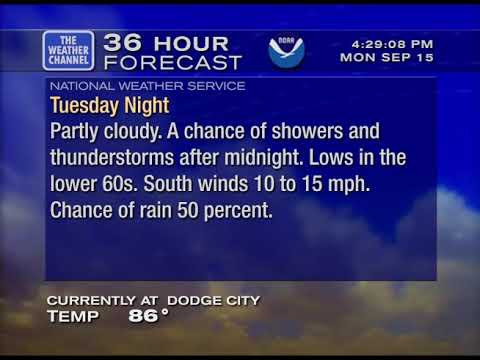 WeatherStar XL v1 - Dodge City, KS - September 15, 2025 (Updated)