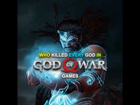 Who killed every god in Gow games?🔥  [4K] | God of War #shorts