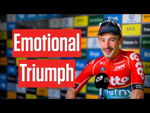 Victor Campenaerts - Tears Of Triumph In Tour de France 2024 Win