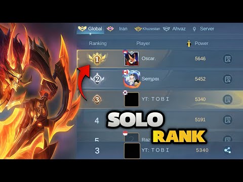 I’m Coming Back to Top 1 Global Hanzo Solo Rank No Edit & Cut | TOBI MLBB