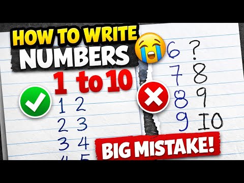 HOW to write Numbers 1 to 10 (Very Easy) 😌 - Just Random funny tricks || #funny #comedyvideo 