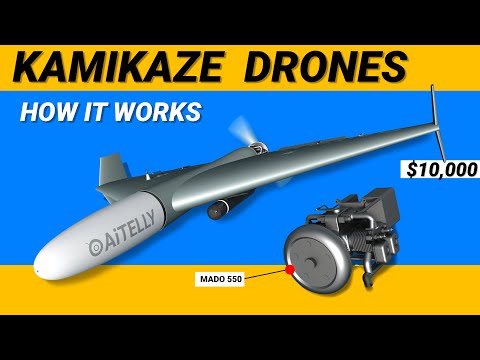 Kamikaze drone Iran Shahed 136 | How it Works