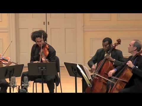 Schubert Quintet mvt4 (Harlem Quartet on Stradivarius' & Carter Brey)