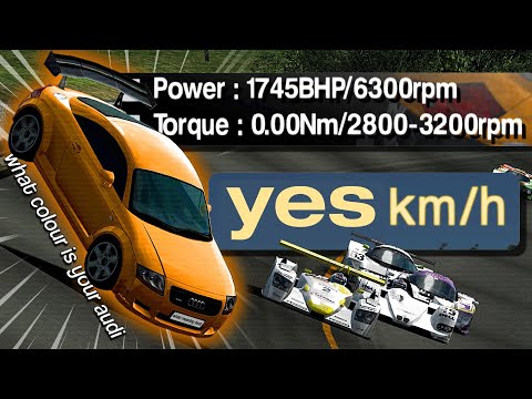 How a 1,745 HP Audi TT broke Gran Turismo 4 Spec II