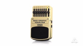 Video thumbnail for BEQ700 | Bass Graphic Equalizer by Behringer