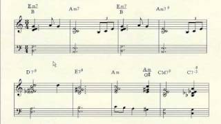 How to play piano with Silent Night using Jazz piano chords