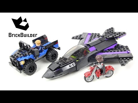 Vidéo LEGO Marvel 76047 : La poursuite de la Panthère noire