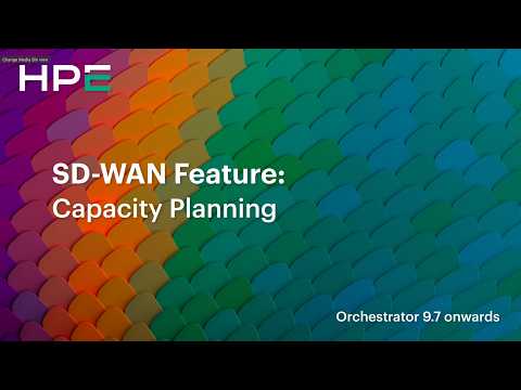 Sd Wan Feature Capacity Planning