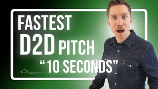 10 Second Pitch | Fastest D2D Pitch For Roofing Sales