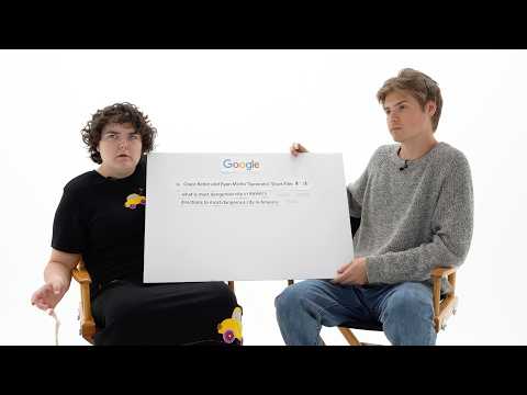 Grace Reiter and Ryan Micho answer the internet's most searched questions