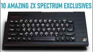 10 Amazing Sinclair ZX Spectrum Exclusives
