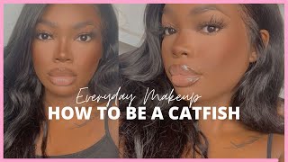 GRWM: HOW TO BE A CATFISH | BEAUTYANDMARIE
