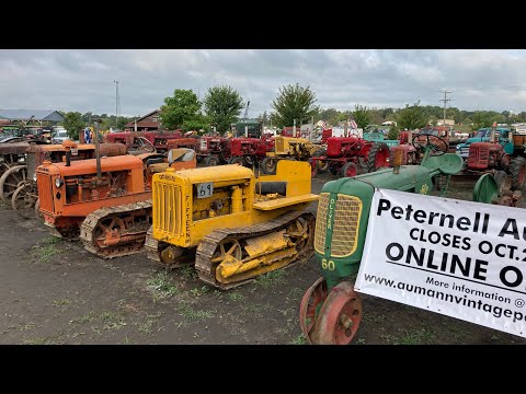 It's Auction Time! 60 Vintage Tractors, Vehicles, & Implements Up for Bid - Peternell/Aumann Sale