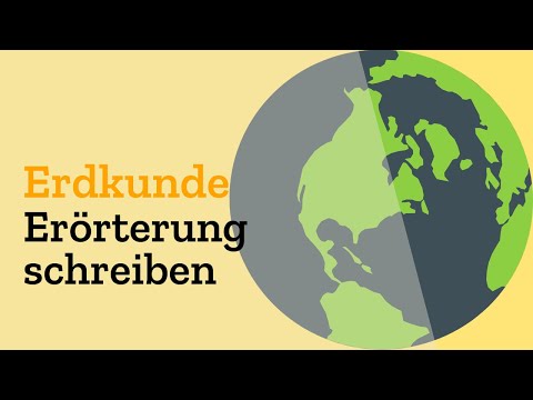 Writing an assessment in geography - examples of tasks in a geography exam in the Abitur