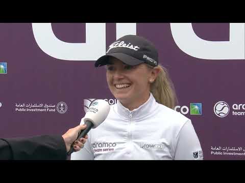 Ladies European Tour: Aramco Team Series (London) - Individual Winner's Interview Bronte Law