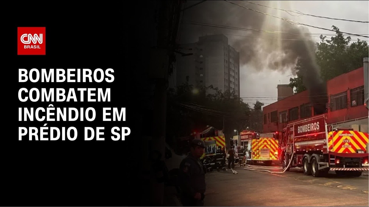 Incêndio atinge galpão no Bom Retiro, no centro de SP | CNN NOVO DIA