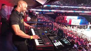 Sir Foster Battles DJ Irie at NBA All-Star 2017