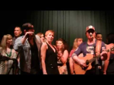 Jerrod Niemann with Lee Brice-Lover Lover-Sony Green Room -4-5-13