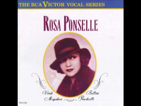 Rosa Ponselle. Ernani involami. Ernani. G. Verdi.