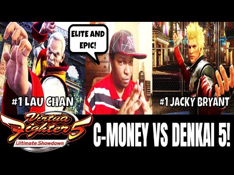VF5US- TWO ELITE JUGGERNAUTS CLASH! (C-MONEY VS DENKAI 5)- Lau Chan VS Jacky Bryant Gameplay, FGC.