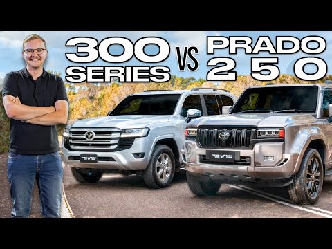 Ist ein V6 40.000 $ mehr wert? (Vergleichstest Toyota Land Cruiser 300 Series vs. Prado 250 Serie...