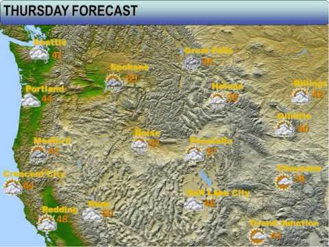 TWC emulated satellite local forecast