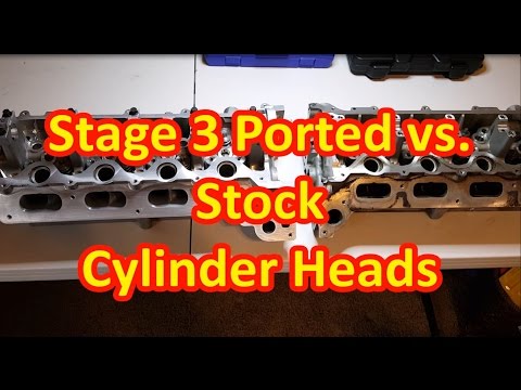 Stage 3 Ported vs. Stock Cylinder Head Comparison