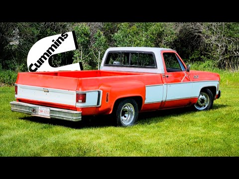 My CUMMINS SWAPPED Squarebody is on the road! #cumminsswap #squarebody
