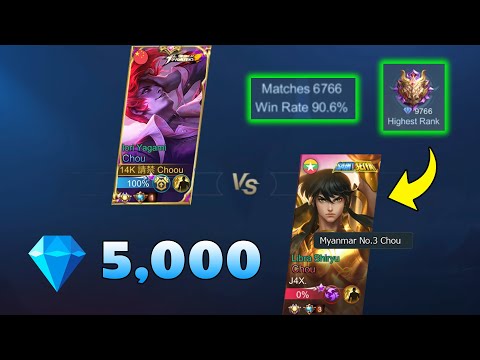 CHOOU vs PRO PLAYER CHOU 6K MATCHES 90% WinRate (he destroy me)