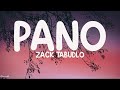 Zack Tabudlo - Pano (Lyric Video)