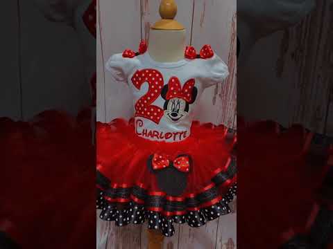 Minnie Mouse Birthday Dresses For Girls 😍💖