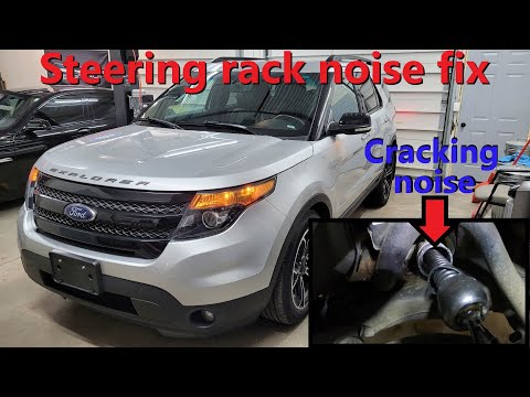Ford Explorer steering rack noise repair | How to fix cracking noise when turning