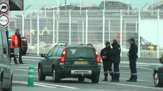 preview picture of video 'Driving On Board Brittany Ferries MV Armorique Roscoff, Brittany, France 30th October 2011'