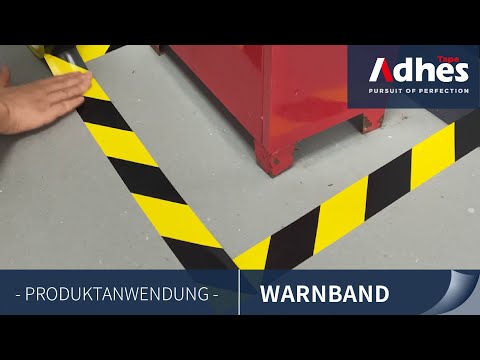 Adhes Produktanwendung - Warnband