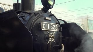 preview picture of video '石巻線 C11-325 SL石巻線100周年号 試運転 小牛田駅 Steam locomotive'