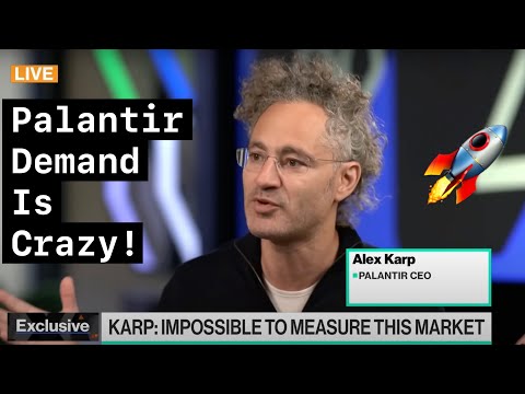 CRAZY Alex Karp Bloomberg FULL Interview!