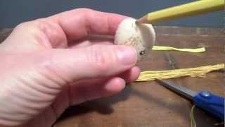 Bucilla Stocking Construction - #13, Part 1 - Doll Hair