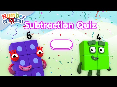 Subtraction Number Magic Quiz | Learn to Count | @Numberblocks