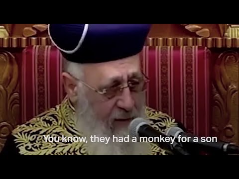 Israeli Chief Rabbi Compares Black People To Monkeys