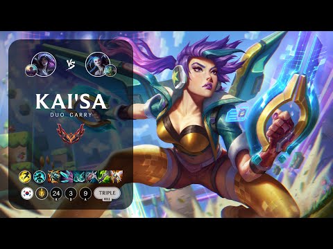 Kai'Sa ADC vs Jinx - KR Grandmaster Patch 13.5