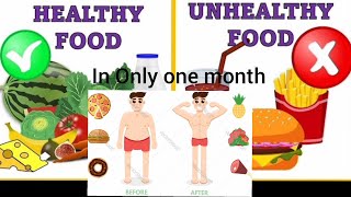 How to get healthy body in one month - how to eat healthy - healthy body routine #health #fitness