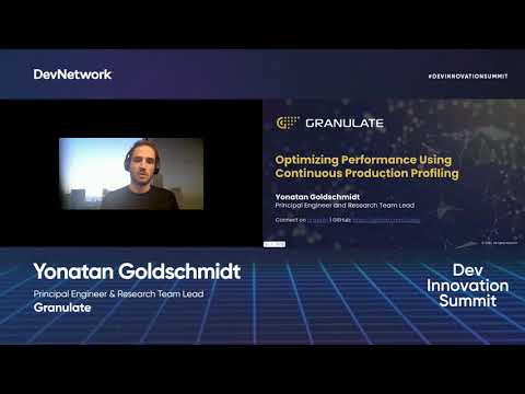 Optimizing Performance Using Continuous Production Profiling | DevInnovation Summit