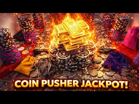 Nearly lost it all, and then this happened high limit coin pusher