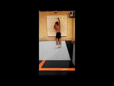 Buzás Gábor Ninja workout (night)Peg Board