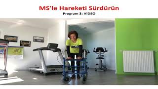 Başlık: Bir yürüteçle esneklik ve kuvvet egzersizleri | MS'le Hareketi Sürdürün